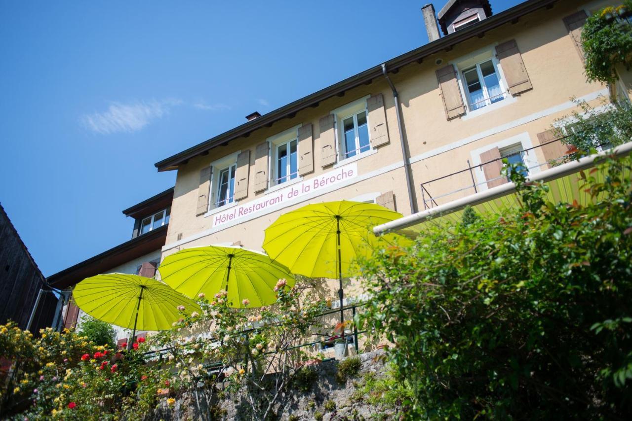 Hotel De La Beroche Saint-Aubin-Sauges Екстер'єр фото